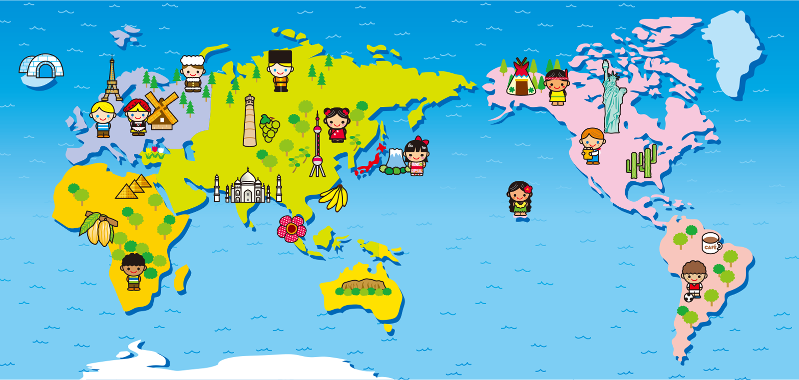 「World Map」 Contentsへ